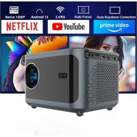 ราคา โปรเจคเตอร์ 4K พร้อมการเชื่อมต่อ WiFi 6 บลูทูธ ออโต้โฟกัส การปรับความสว่างอัตโนมัติและ YouTube ในตัวและ Netflix (51454563881)