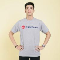 ราคา UIC University of Illinois Chicago เสื้อยืด Unisex Distro Clothing แขนสั้นและแขนยาว (42928000795)
