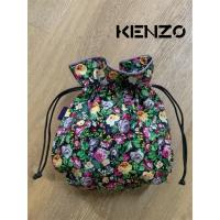 ราคา KENZO floral print drawstring bag สภาพดี (57554111061)