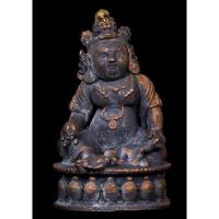 ราคา พระกุเวรธนบดีเศรษฐีซัมพล เนื้อทองแดงชนวนโลหะจินดามณี อุดผงมวลสาร ซีลเดิม พร้อมกล่องเดิม (25978605307)