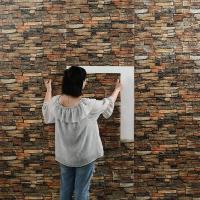 ราคา วอลเปเปอร์ วอลเปเปอร์ติดผนัง วอลเปเปอร์ติดผนัง 3d wallpaper ลายหิน ลายอิฐ กันกระแทก มีกาวในตัว wallpaper (8435232508)