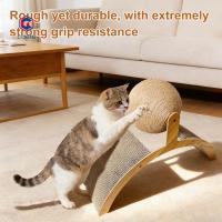 ราคา ซีเอ| ของเล่นข่วนแมวป่านศรนารายณ์ธรรมชาติลูกบอลข่วนแมวติดทนนานซุ้มลับเล็บแมวพร้อมลูกบอล – แผ่นขูดโค้งกรอบไม้สําหรับแมวเล่นยืดและสําหรับตะวันออกเฉียงใต้ (54952883900)