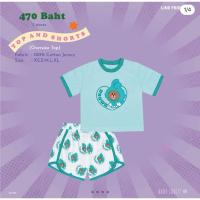 ราคา ส่งต่อ Babylovett x line friends top & shorts size xs + หมวก S • bblv (27262904212)