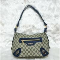 ราคา กระเป๋าหนังแท้+ผ้าแคนวาสลายแบรนด์ ssamzie (6869055795)