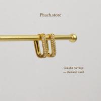 ราคา Claudia earrings - stainless steel (25380359660)