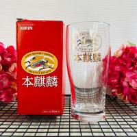 ราคา แก้วเบียร์คิริน KIRIN BREWERY ลายโลโก้สีทอง ขนาดกลาง มือสอง จากญี่ปุ่น (28725261453)