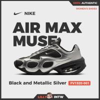 ราคา 《Lilly in TW Pre-Order✈️》ไต้หวัน รองเท้า Nike Air Max Muse Black and Metallic Silver FV1920-001 〔ของแท้100%〕 (27278414667)