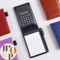ราคา WOP Store พร้อมส่ง สมุดโน๊ตปกหนังPUขนาดเล็กA7 มาพร้อมเครื่องคิดเลขและช่องเสียบปากกา ไดอารี่ NotePad (22754886205)