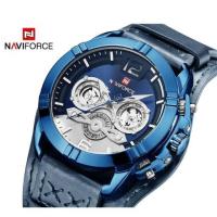 ราคา naviforce watch แท้ นาฬิกาข้อมือผู้ชาย ของแท้ 100% รุ่น NF9162 BE/BE/BE สายหนังสีน้ำเงิน รับประกัน 1ปี มีเก็บเงินปลายทาง (2098921721)