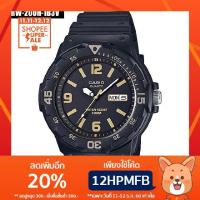 ราคา Casio Standard นาฬิกาข้อมือผู้ชาย สีดำ สายเรซิน รุ่น MRW-200H-1B3V (257230247)