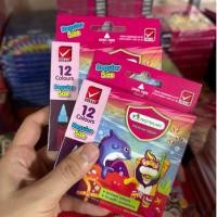 ราคา Masterart(ยกโหล)สีเทียนมาสเตอร์อาร์ต 12สี Regular size แพค12กล่อง (44056337739)