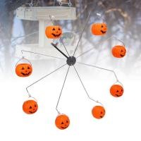 ราคา ชิงช้าสวรรค์ Hummingbird Feeder รูปฟักทองปั่นนก 8 ถังสำหรับสนามหลังบ้านกลางแจ้ง (53350438904)