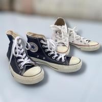 ราคา Converse All Star รองเท้าคอนเวิร์ส รองเท้าผ้าใบ มือสอง (43502432197)