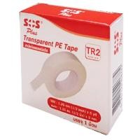 ราคา SOS Plus เทปแต่งแผลชนิดใส รุ่นTR2 1 ม้วน Transparent PE tape (3935790553)