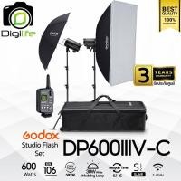 ราคา Godox Studio Flash DP600IIIV-C SET ชุดแฟลชสตูดิโอ 600W - รับประกันศูนย์ Godox Thailand 3ปี / Digilife (43677425037)
