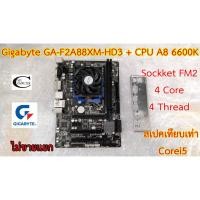 ราคา เมนบอร์ด Mother board Gigabyte GA-F2A88XM-HD3 // Sockker AMD FM2 ((CPU A8-6600K 3.9GHz)) ราคารวม CPU ไม่ขายแยก (9647207566)