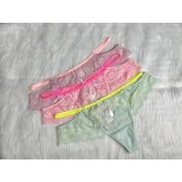 ราคา Victoria’s Secret แท้ ใหม่ ป้ายห้อย - ลูกไม้สวยมากกก -Thong - Size - M, L ไม่เล็กนะ (VS27) (15462014322)