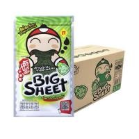 ราคา กล่องละ120ซอง — เถ้าแก่น้อย บิ๊กชีท สาหร่ายทอดแผ่น คลาสสิค ขนาด 3.2 กรัม/ซอง (26589493550)