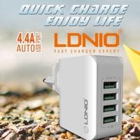 ราคา LDNIO 4 พอร์ต USB 4.4A Auto ID Charger ปลั๊กเดินทาง A4403 (22943384936)