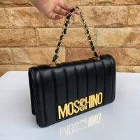 ราคา Moschino leather shoulder bag (7115541363)
