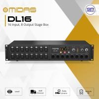 ราคา MIDAS DL16 Stage Box สเตจบ็อก Preamp 16 Mic 8 XLR Output พร้อมไฟแสดงสถานะ Phantom Power (11744754345)