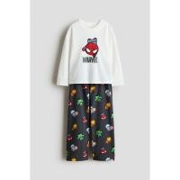 ราคา H&M(เอชแอนด์เอ็ม) ชุดนอนผ้าฝ้ายพิมพ์ลาย Boys Printed cotton pyjamas 1304244_1 (58150762851)