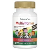 ราคา NaturesPlus Source of Life Animal Parade Gold Children's Chewable Multivitamin & Mineral Assorted วิตามินรวม วิตามินเด็ก (15945091285)