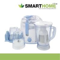 ราคา SMARTHOME เครื่องปั่น 5 in 1 เครื่องปั่นน้ำสกัดน้ำผัก แยกกาก รุ่น SM-JEB01/JEB02 กำลังไฟฟ้า 300w (7631674877)