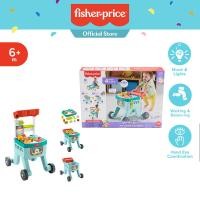 ราคา Fisher-Price Laugh & Learn 4-in-1 Snack Cart Walker ฟิชเชอร์ไพรซ์ รถหัดเดิน เสริมพัฒนาการ JDL64 (40267620267)