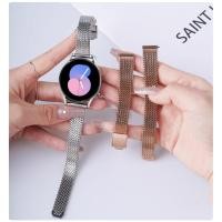 ราคา Stainless Steel สาย Samsung Galaxy Watch 7 Strap Exquisite Slim Milanese Wheat Watch Strap สาย Samsung Galaxy Watch FE Strap Classic 46mm 42mm Galaxy Watch 6/5/4 / Galaxy Watch 6 สาย Metal Wrist Galax