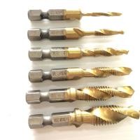 ราคา ดอกต๊าปเกลียว ดอกสว่านต๊าปเกลียว ไฮสปีด (HSS) HPC ชุด6ตัว อย่างดี ชุดดอกต๊าปเกลียว เจาะทำเกลียวในดอกเดียว ดอกต๊าบเกลียว (43624111904)