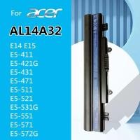 ราคา แบตเตอรี่โน๊ตบุ๊ค For Acer AL14A32 สำหรับ ASPIRE E14 E15 E5-411 E5-421G E5-431 E5-471 E5-511 E5-571 Battery Notebook (25176475376)