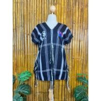 ราคา เสื้อกะเหรี่ยงผู้ชาย/ผู้หญิง รอบอก 44นิ้ว/48นิ้ว (ฟรีไซด์) เสื้อกะเหรี่ยงทอมือใส่ได้ทั้งหญิงและชาย เสื้อกะเหรี่ยงDelta (25044325131)