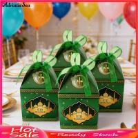 ราคา [COD]✰10 ชิ้น Eid ของขวัญกล่องริบบิ้นโบว์ Candy Treats Goodies ช็อกโกแลตคุกกี้กล่องเก็บเทศกาลกระดาษ Party Favors (48155439536)