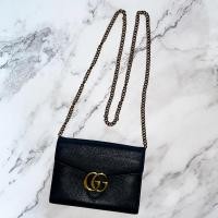 ราคา Used like new Gucci marmont chain wallet (12211574800)