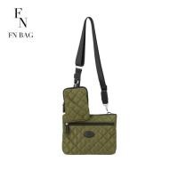 ราคา FN Nylon cloudy lite bag : กระเป๋าสะพายพาดลำตัว / กระเป๋าคาดอก / Crossbody bag 1307-21008 (25765674507)