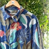 ราคา เสื้อฮาวายมือสอง Size 6XL (อก 56") แบรนด์ Batik Bay - ผ้า Rayon เสื้อฮาวายหุ่นหมี (29689116773)
