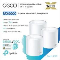 ราคา (Pack 3) TP-LINK Deco X50 AX3000 Whole Home Mesh WiFi 6 System (20571838489)