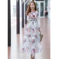 ราคา เดรสยาวลายดอก งานป้ายNatnicha ไซส์ S มือ2 (1876114209)