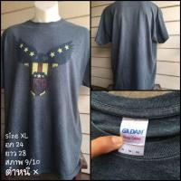 ราคา เสื้อยืดคอกลม แบนด์ GILDAN (มือสอง) (22758211795)