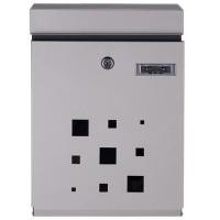 ราคา ตู้จดหมาย สีเทา-ดำ ตู้ไปรษณีย์ (10721165198)