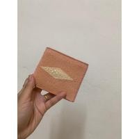 ราคา กระเป๋าตังค์ 2 พับ หนังปลากระเบนแท้ มือสอง (26205647141)