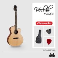 ราคา กีตาร์โปร่ง Veelah VGACSM กีตาร์วีล่า V series (26137180282)