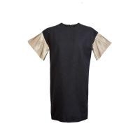 ราคา [ส่งฟรี] Senada AW2018 Pleated Sleeves Loose Dress (16582494513)