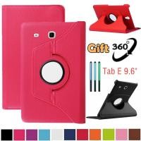 ราคา สําหรับ Samsung Galaxy Tab E 9.6 SM-T560 T561 T567 T560NU 360 หมุนกรณีพลิกฝาครอบหนังกันกระแทก (26855912200)
