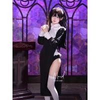 ราคา พร้อมส่งในไทย ส่งแมสได้ ชุดแม่ชีฮาโลวีน ชุดแม่ชียาว ชุดฮาโลวีนเซ็กซี่ ชุดแม่ชี ชุดสีดำ ฮาโลวีน ชุดผี คอสเพลย์ (25736983697)