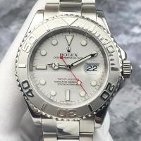 ราคา Rolex Yacht ประเภทที่มีชื่อเสียง 16622 สีแดงมือสอง 950 Platinum แหวนสีเทา Disc นาฬิกาผู้ชายนาฬิกากลไก Rolex (56150868735)