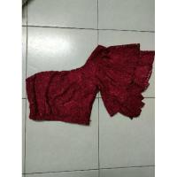 ราคา เสื้อปาดไหล่แขนพองเอวลอย (10100537433)