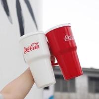 ราคา แก้วโค้ก 30 ออนส์ ใส่เย็น พลาสติก+ฝามีรู มีหูจับ ของแท้ มีสีขาวและสีแดงให้สะสม (ขนาดเท่าแก้วเยติ) (9515441153)
