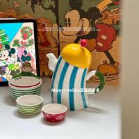 ราคา กาน้ำชากล้วยหอมจอมซน กาน้ำเซรามิก ทนทาน ความจุ 1L. กาน่ารัก (27022022579)